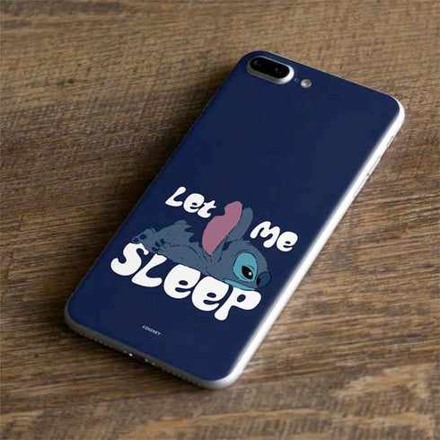 Disney Lilo and Stitch Let Me Sleep iPhone 8 Plus Skin